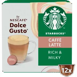 caffe latte starbucks compatible con dolce gusto 12 servicios