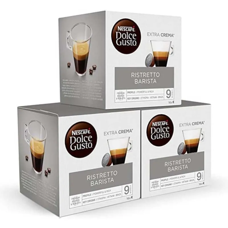 Ristretto Barista intensidad 9. Dolce Gusto 48 cápsulas.