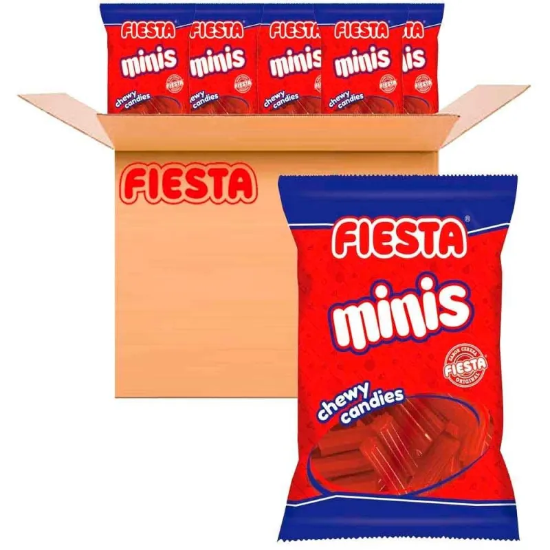 Mini Maromas Fiesta caja de 15 bolsas de 100 gramos