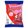 Lolipop Fresa Fiesta caja  con 15 bolsas de 4 unidades de 12 gramos