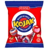 KOJAK CEREZA Caramelo con palo relleno de chicle , bolsa 7 caramelos