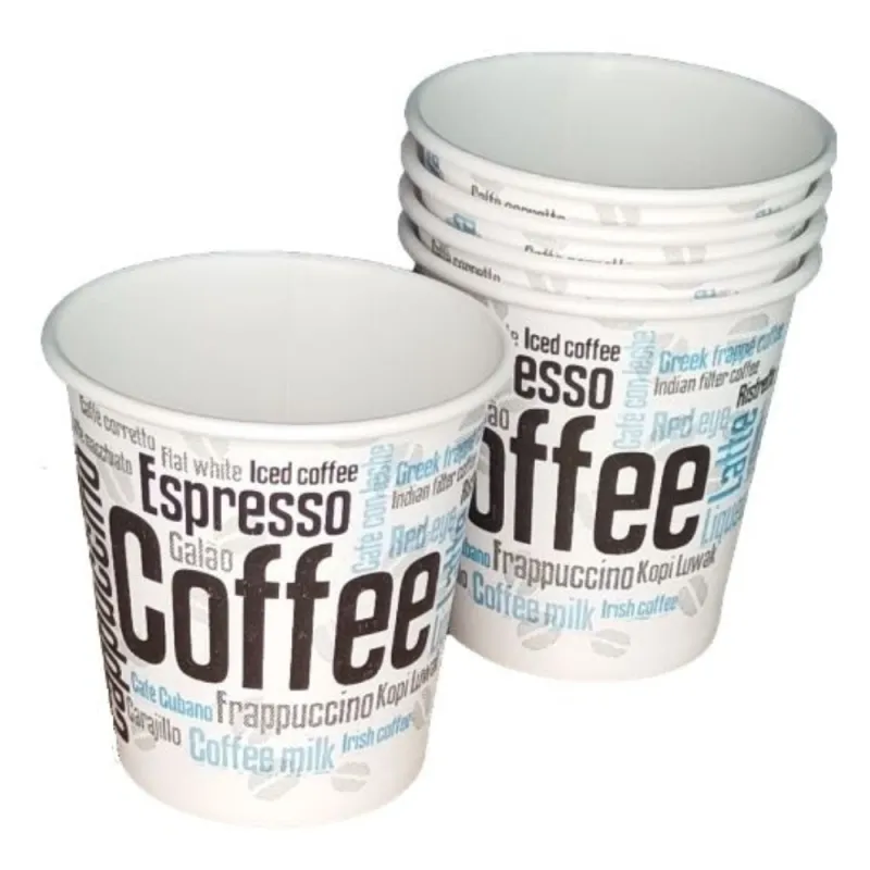 Vasos de Papel para Café Diseño Coffee 6/7 onzas 110ml 50 unidades Vasos de Papel para Café Diseño Coffee 6/7 onzas 110ml 50 unidades