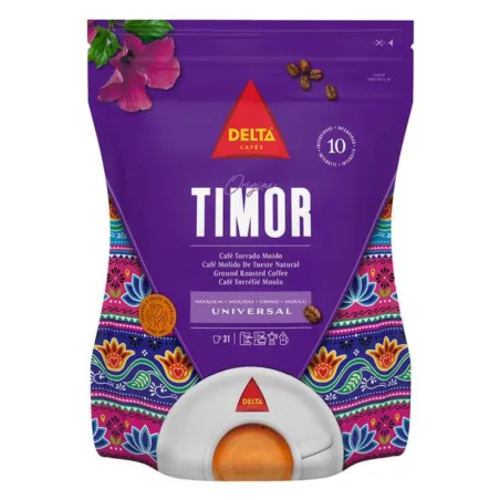 Café molido Timor. Delta Cafés 220g.
