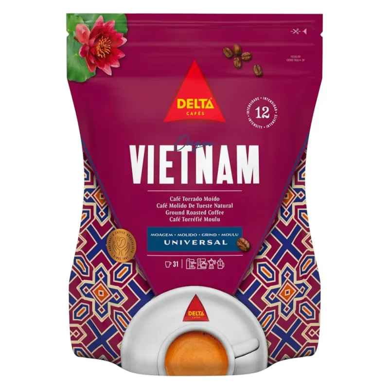 Café molido VIETNAM, 220g. Delta Cafés Café molido VIETNAM, 220g. Delta Cafés