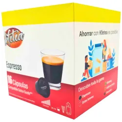 Espresso compatibles con Dolce gusto  Kfetea 16 cápsulas