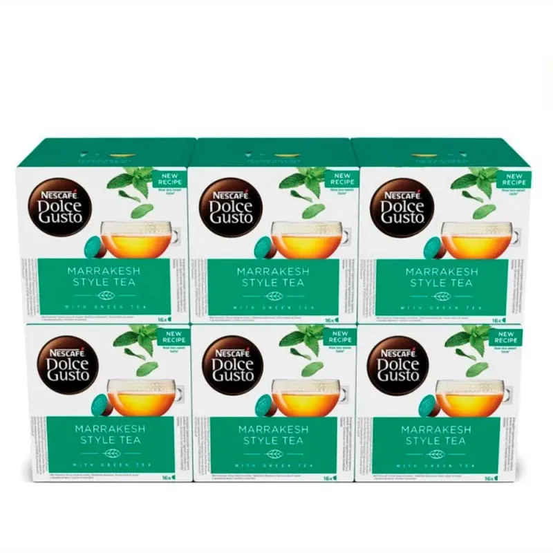 Marrakesh Style Tea 6 cajas de cápsulas Dolce Gusto Marrakesh Style Tea 6 cajas de cápsulas Dolce Gusto