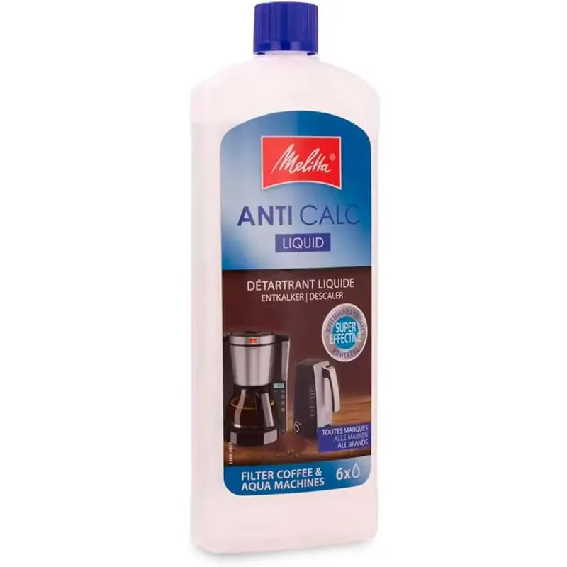 Descalcificador líquido Melitta 250 ml para todo tipo de cafeteras Descalcificador líquido Melitta 250 ml para todo tipo de cafeteras