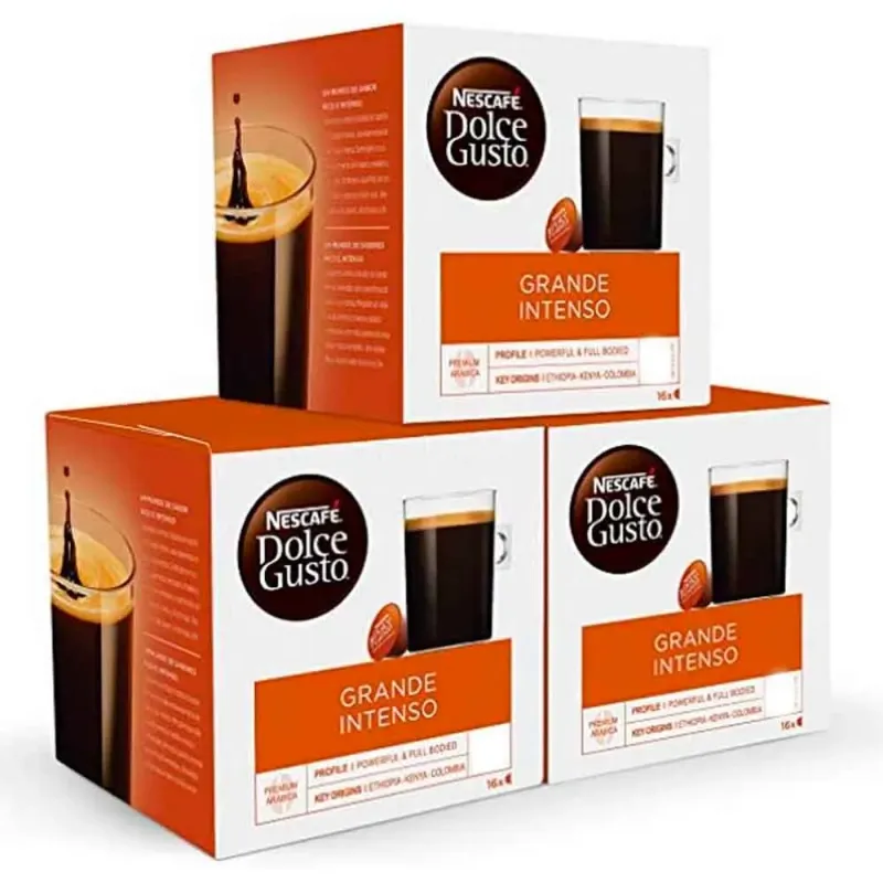 Café Grande Intenso Pack 48 cápsulas Dolce Gusto Café Grande Intenso Pack 48 cápsulas Dolce Gusto