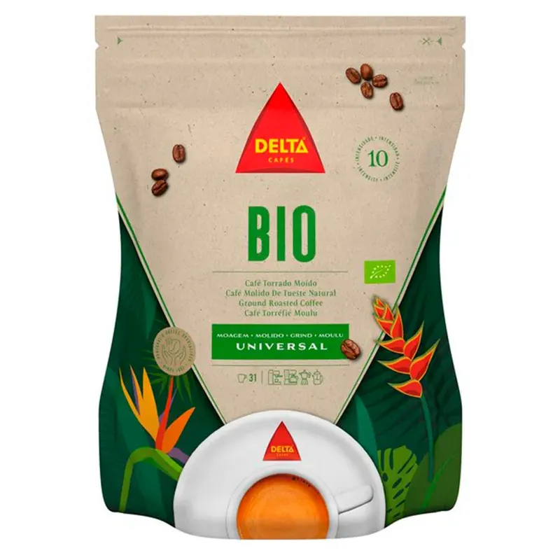 Café molido natural BIO, Delta 220g Café molido natural BIO, Delta 220g