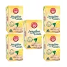 5 cajas de  Jengibre con Limón Pompadour 20 infusiones 8412900401184