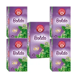 5 cajas de Boldo Pompadour 20 infusiones 8412900401115