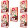 5 cajas de Infusión con sabor a Cacao Pompadour 18 bolsitas  8412900706814