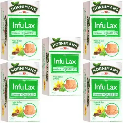 5 cajas de InfuLax con Hojas de Sen Hornimans 20 infusiones 8410091061309