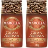 2 kilos Marcilla Gran Aroma Mezcla 80 Natural y 20 torrefacto café en grano