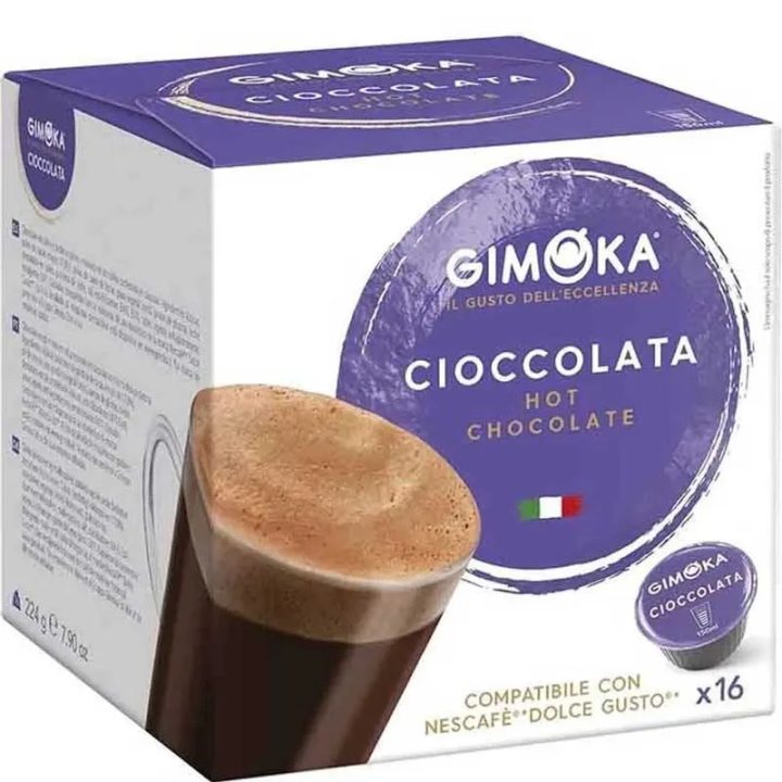 Chocolate Gimoka Dolce Gusto compatible 16 cápsulas