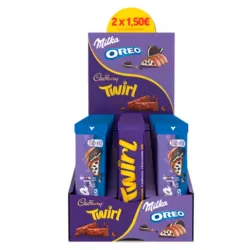 Lote Milka Oreo y Cadbury Twirl 48 unidades en total