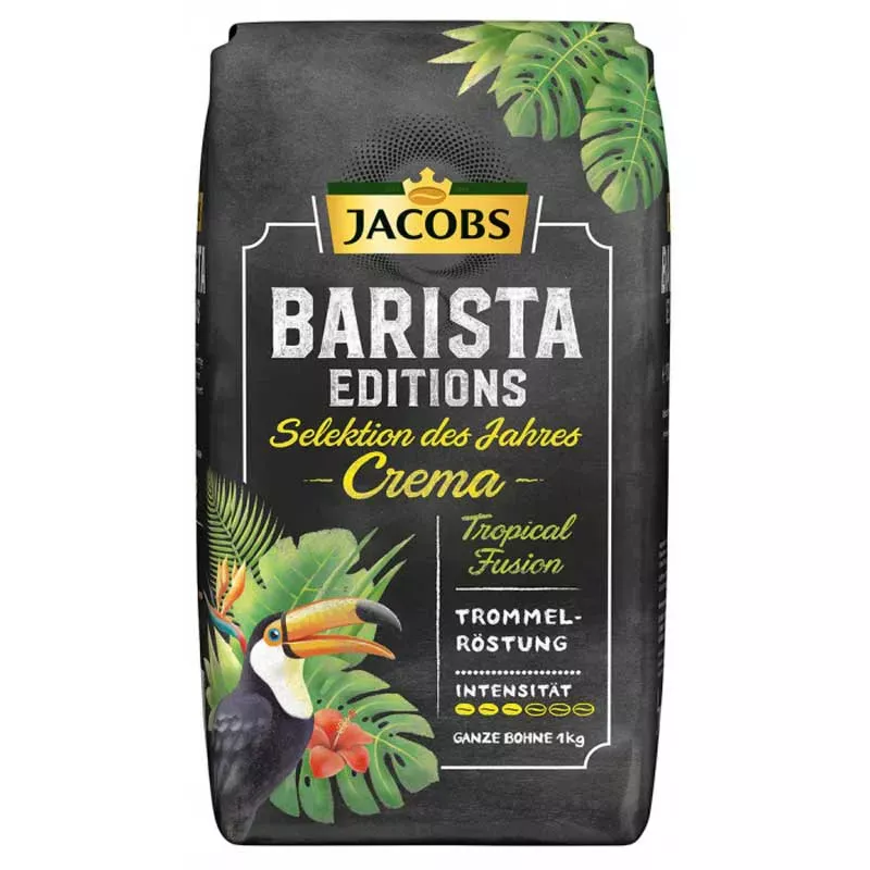 Barista Crema Brasil 100% arábica Jacobs en Grano 1kg Barista Crema Brasil 100% arábica Jacobs en Grano 1kg