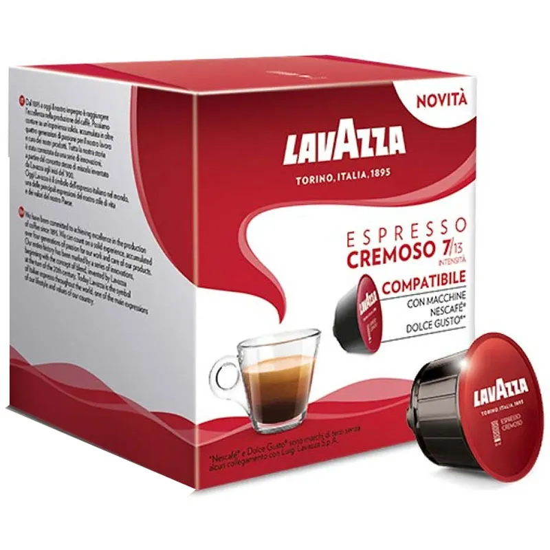 Cápsulas Dolce Gusto: Espresso Cremoso Lavazza, sabor intenso y aroma único Cápsulas Dolce Gusto: Espresso Cremoso Lavazza, sabor intenso y aroma único