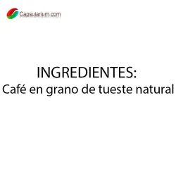 Valor nutricional Lavazza Bourbon Intenso especial Vending 1kg