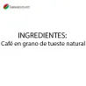 Valor nutricional L'OR Bio Organic café en grano