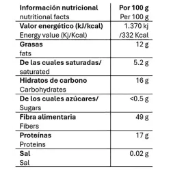 Valor nutricional cafe molido creme express mezcla
