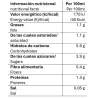 Valor nutricional cortado marcilla tassimo