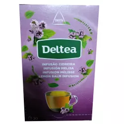 Infusión de Melisa Deltea 20 bolsitas individuales  Cidreira