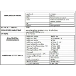 tabla nutricional