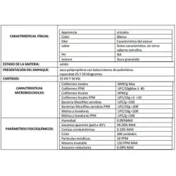 tabla nutricional