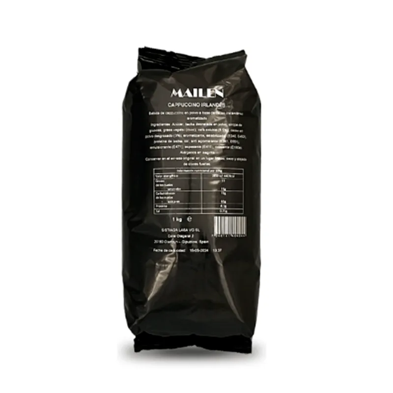 Cappuccino Irlandés Mailen 1kg Soluble | Sabor Cremoso y Auténtico Irish Coffee Cappuccino Irlandés Mailen 1kg Soluble | Sabor Cremoso y Auténtico Irish Coffee