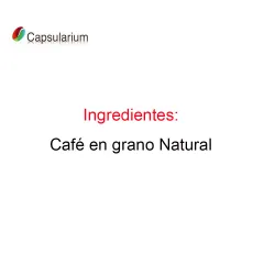 Valor nutricional Marcilla Puro Arábica Nespresso