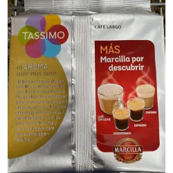 Marcilla Tassimo Café Largo  5 cajas de 16 Tdisk cada una