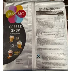 Coffee Shop Toffee Nut Latte 8+8 Tassimo