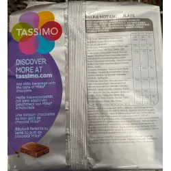 Chocolate Milka 8 Tdisc para el sistema de capsulas Tassimo