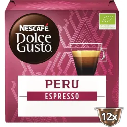 Espresso Origen PERU, 12 organicos y ecológicos Dolce Gusto