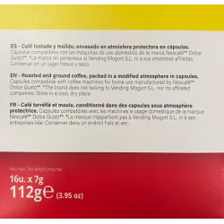 Espresso compatibles con Dolce gusto  Kfetea 16 cápsulas