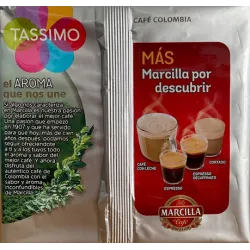 Espresso Colombia Tassimo 16 cápsulas de café Marcilla