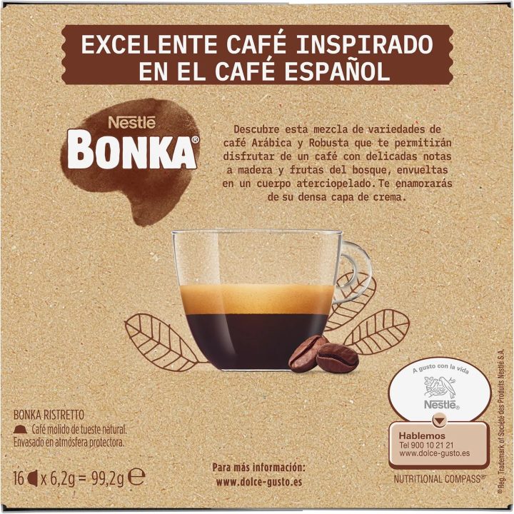 Bonka Ristretto 16 unidades Dolce Gusto