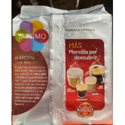 Espresso Marcilla Tassimo 5 cajas  de 16 servicios