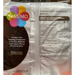 Baileys Latte Macchiato Tassimo 8 servicios