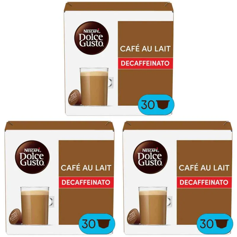 Café con Leche Descafeinado Magnum 90 cápsulas Dolce Gusto Café con Leche Descafeinado Magnum 90 cápsulas Dolce Gusto