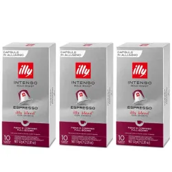 30 Cápsulas de café espresso Intenso de Illy  compatibles con  NespSS0