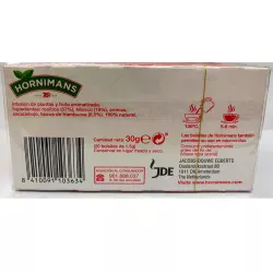 Valor nutricional infusiones de frambuesas rooibos