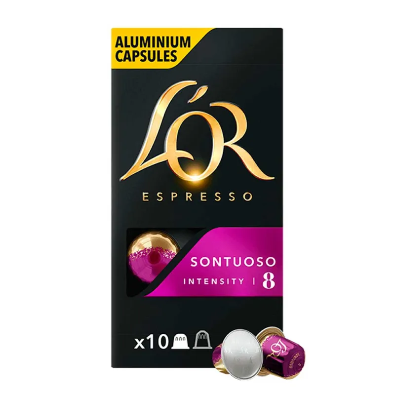 Sontuoso L'OR 10 capsulas aluminio compatibles NESPRESSO Sontuoso L'OR 10 capsulas aluminio compatibles NESPRESSO