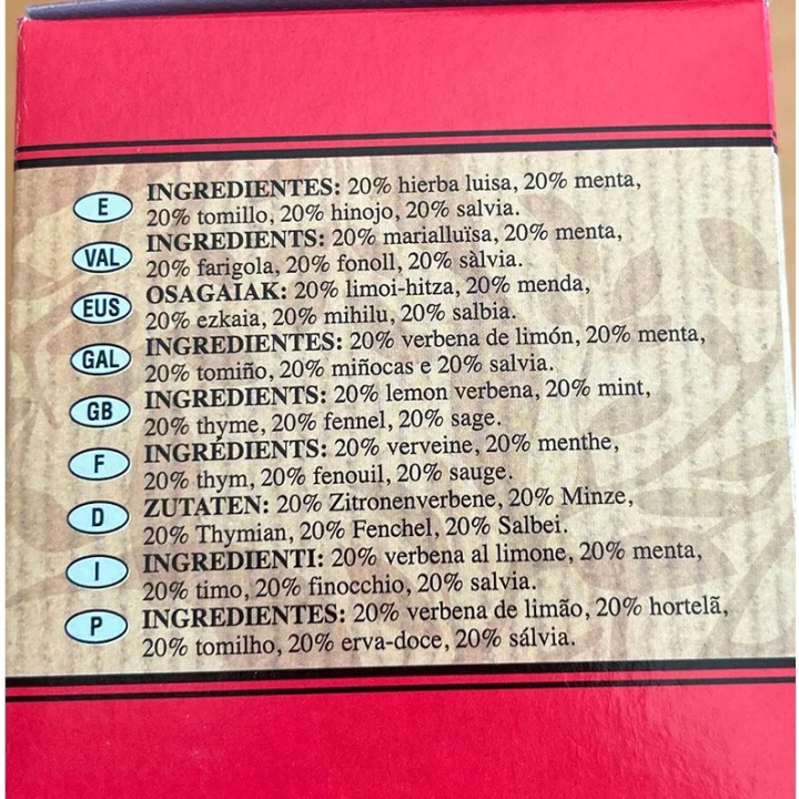 VALOR NUTRICIONAL HERBERET