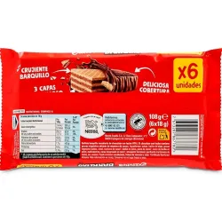 valor nutricional nestlé barritas extrafinas