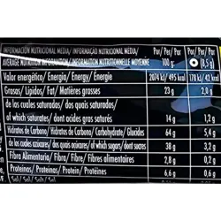 valor nutricional filipinos chocolate blanco