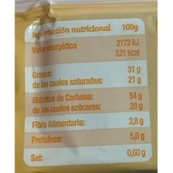 valor nutricional palmera de chocolate alba
