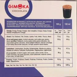 valor nutricional chocolate gimoka dolce gusto compatible 16 cápsulas.