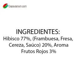 VALOR NUTRICIONAL INFUSIÓN DE FRUTOS ROJOS DELTEA 20 BOLSITAS INDIVIDUALES